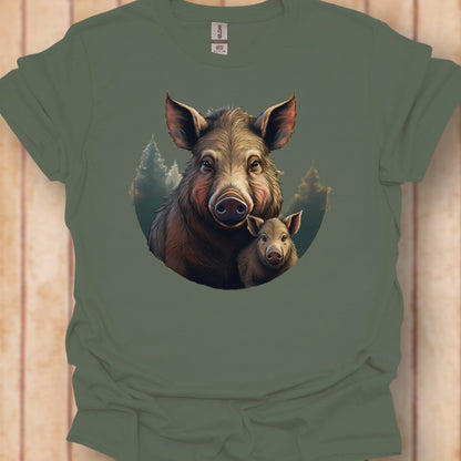 Wild Zwijn en Frisling T‑Shirt