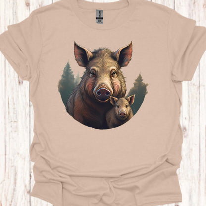 Wild Zwijn en Frisling T‑Shirt