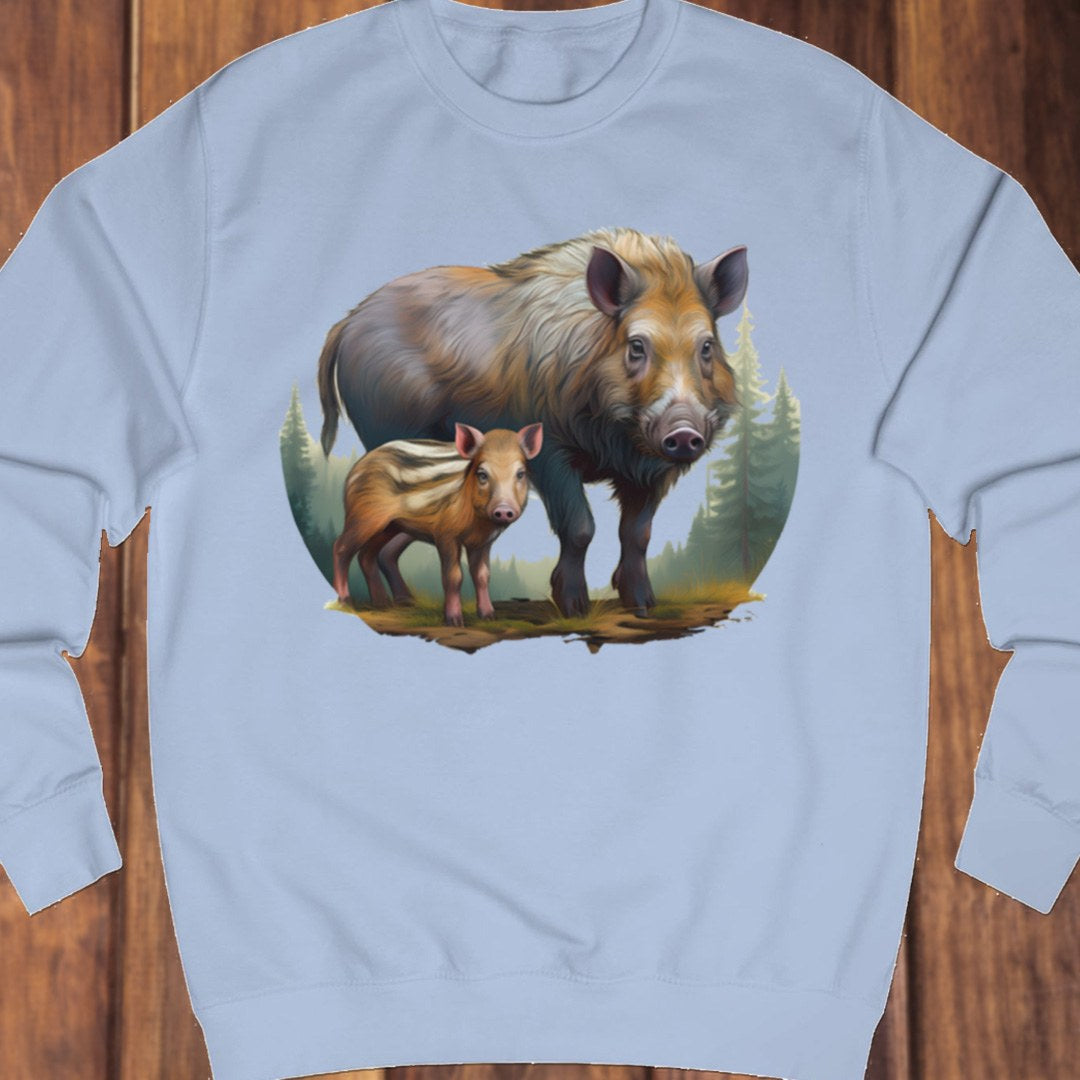 Everzwijn met big sweatshirt