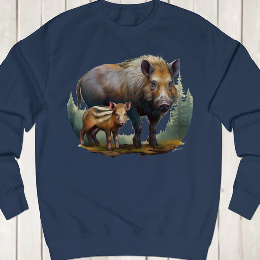 Everzwijn met big sweatshirt