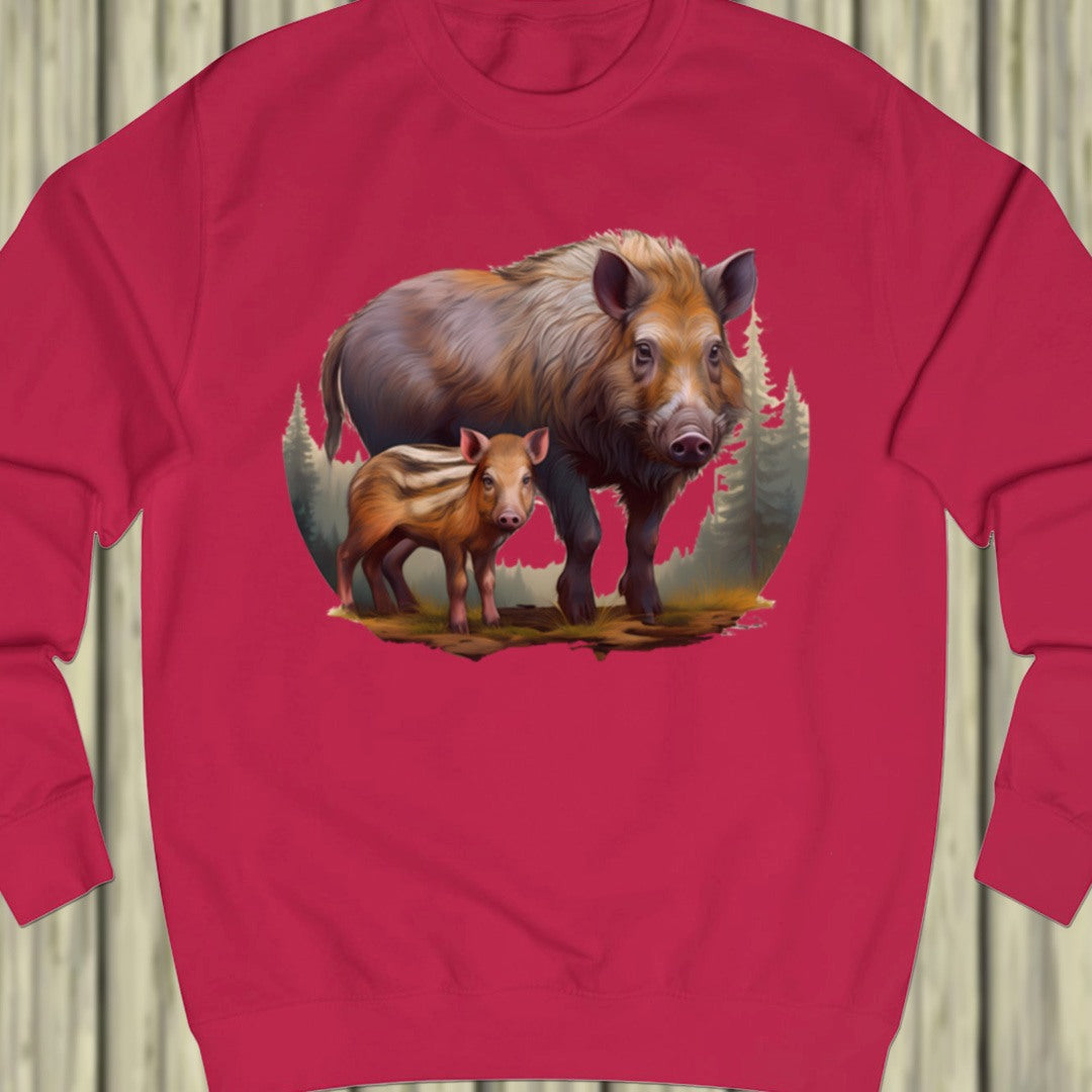 Everzwijn met big sweatshirt