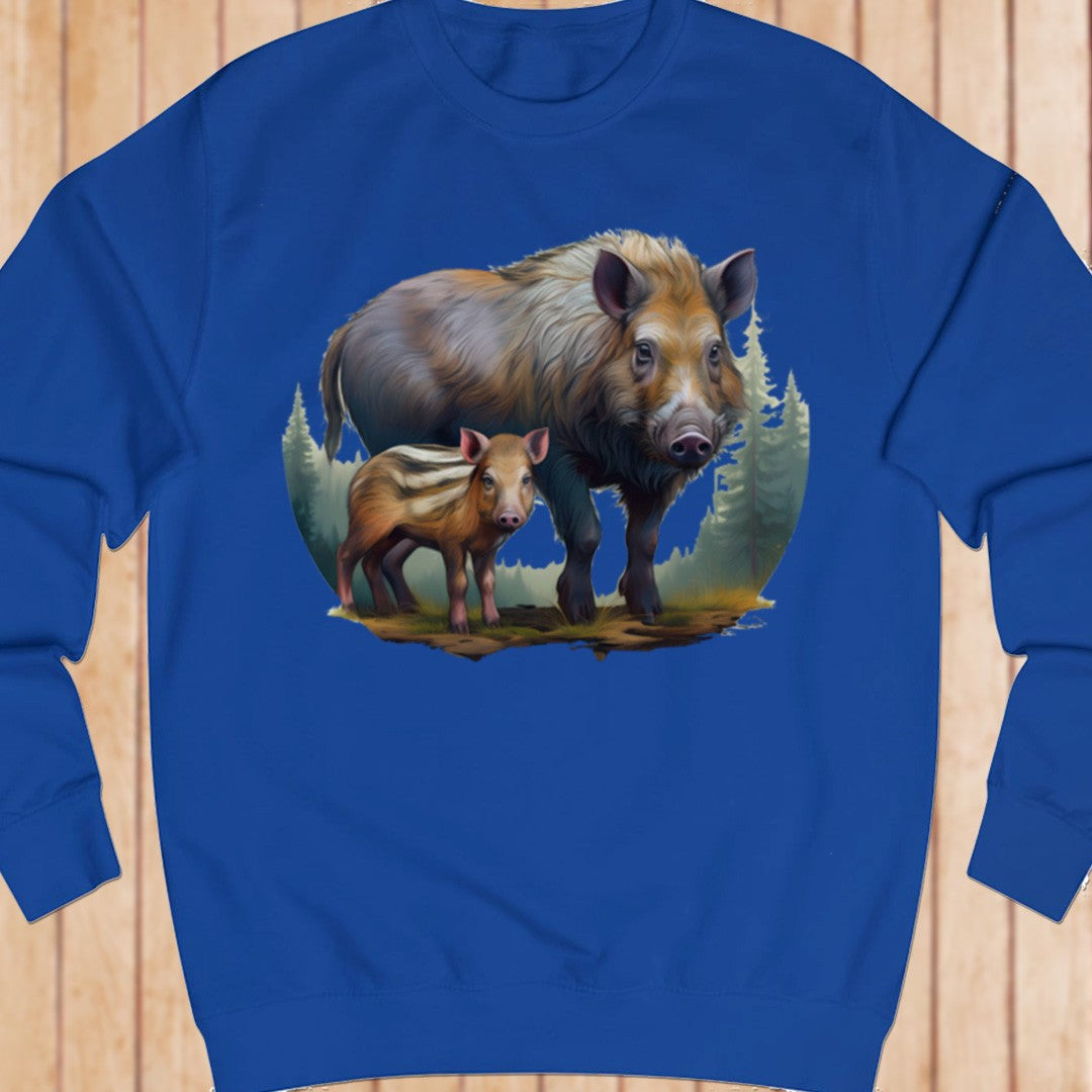 Everzwijn met big sweatshirt