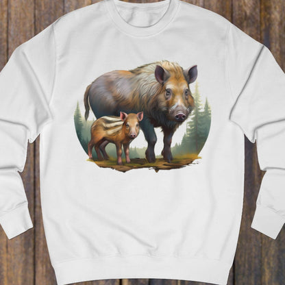 Everzwijn met big sweatshirt