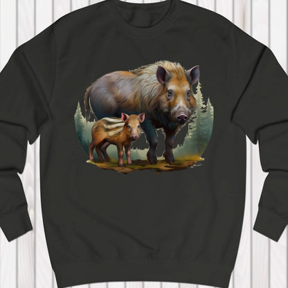 Everzwijn met big sweatshirt