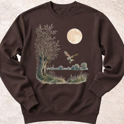 Steenuil bij Volle Maan Sweatshirt