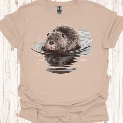 Badderende Bever T‑Shirt