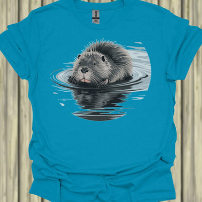 Badderende Bever T‑Shirt