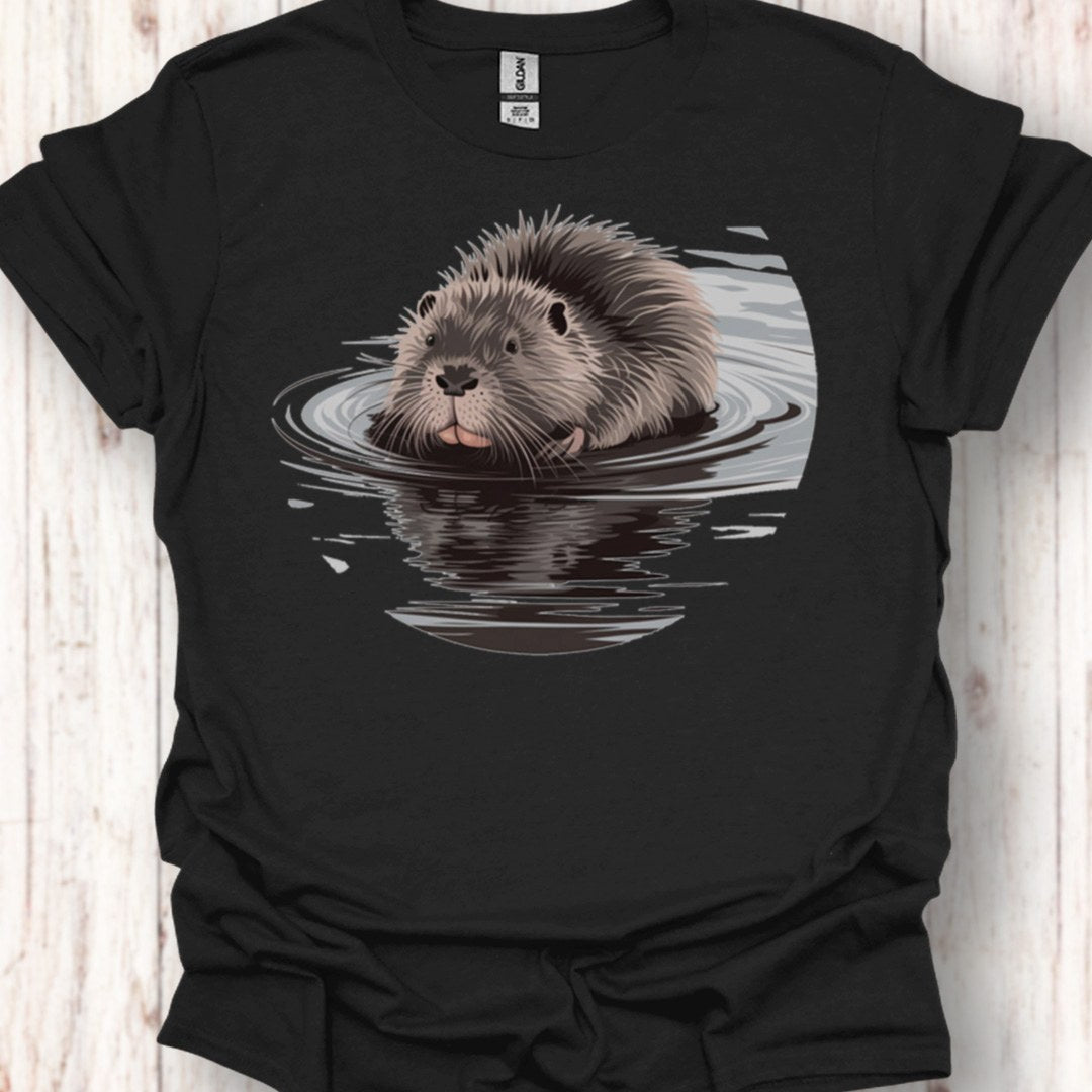 Badderende Bever tijdloos T-shirt