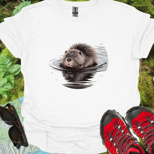 Castor au bain T-shirt intemporel 