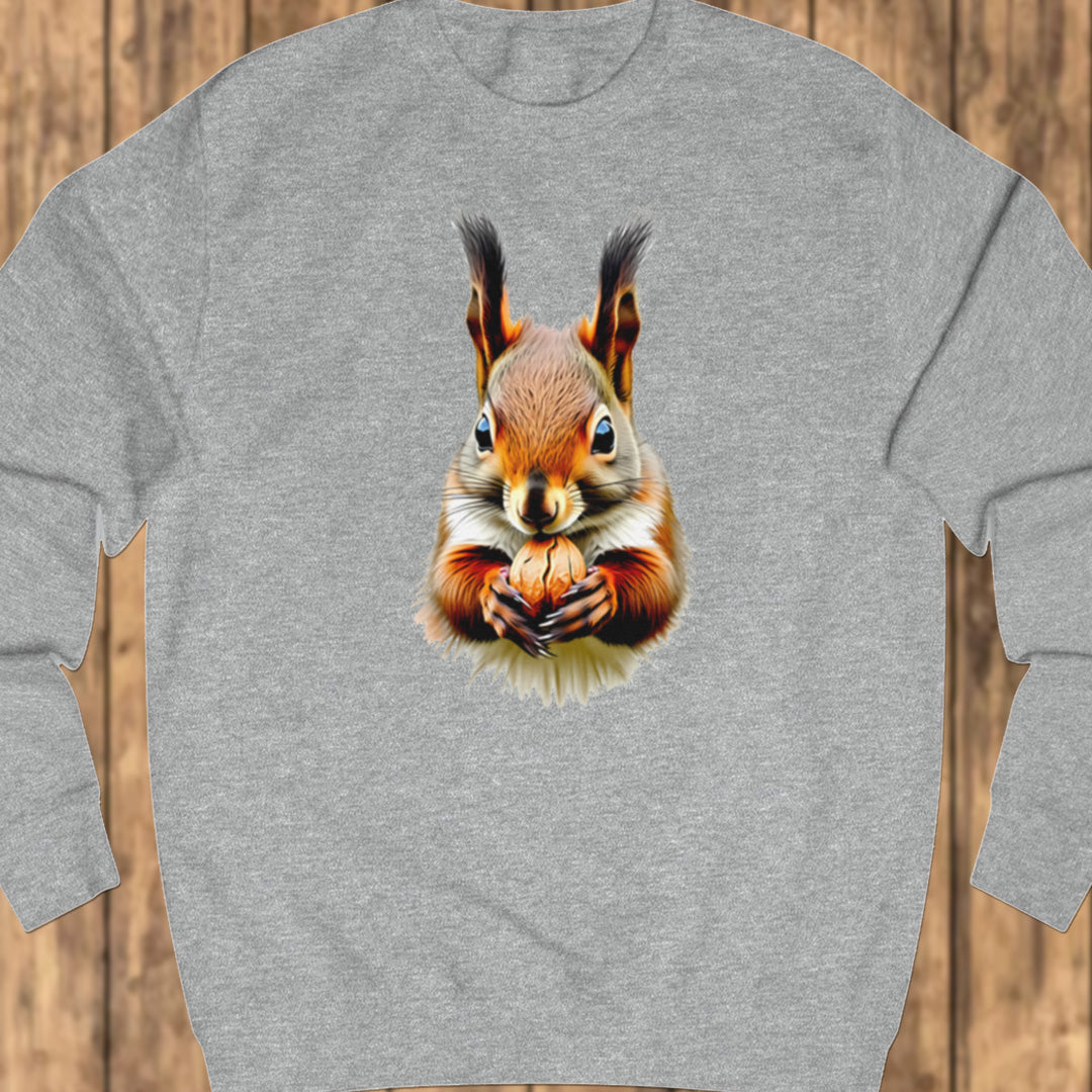 Knabbelende eekhoorn sweatshirt