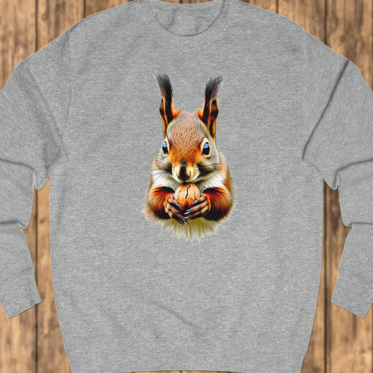 Knabbelende eekhoorn sweatshirt