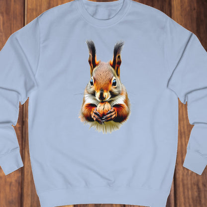 Knabbelende eekhoorn sweatshirt