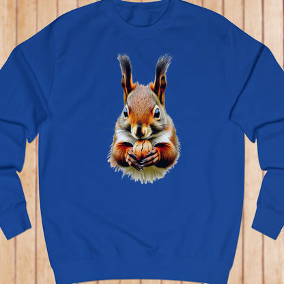 Knabbelende eekhoorn sweatshirt