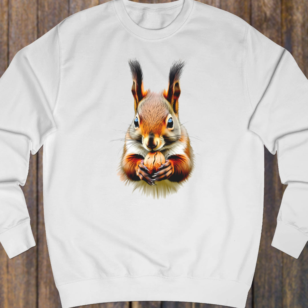 Knabbelende eekhoorn sweatshirt