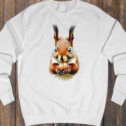 Knabbelende eekhoorn sweatshirt