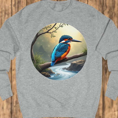Fishing kingfisher sweatshirt