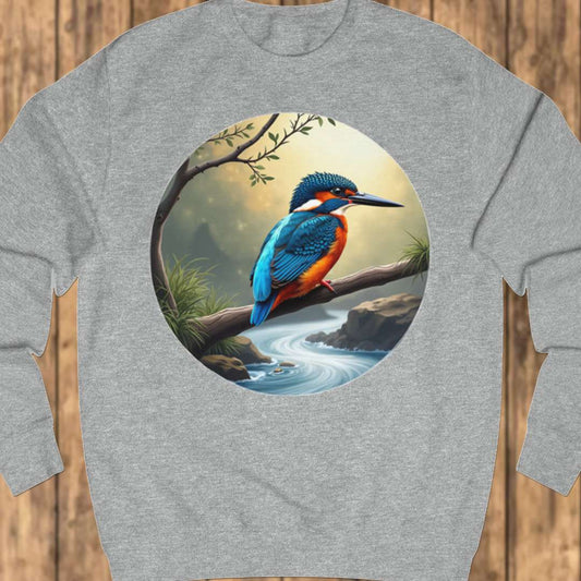 Fishing kingfisher sweatshirt