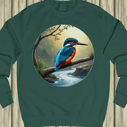 Fishing kingfisher sweatshirt