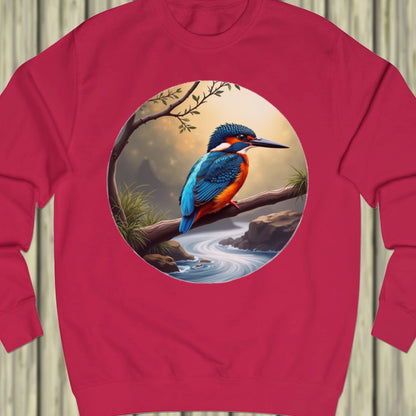 Fishing kingfisher sweatshirt