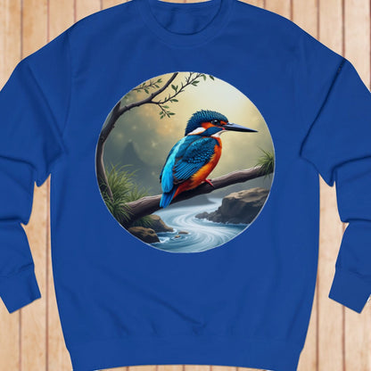 Fishing kingfisher sweatshirt