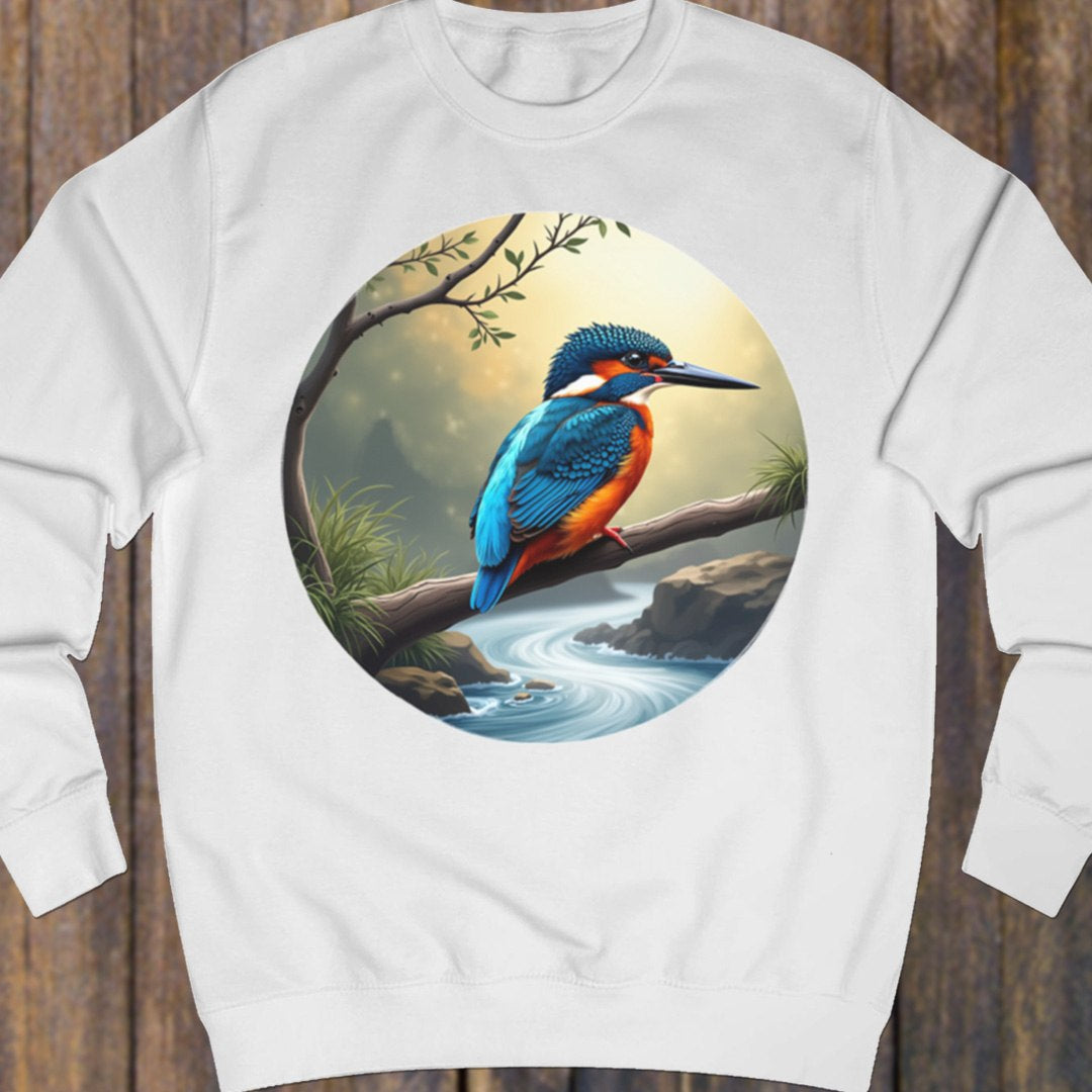 Fishing kingfisher sweatshirt