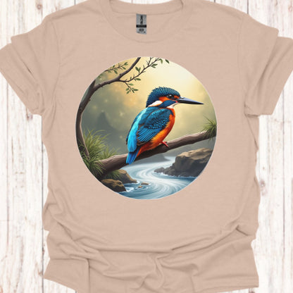 Vissende IJsvogel T‑Shirt