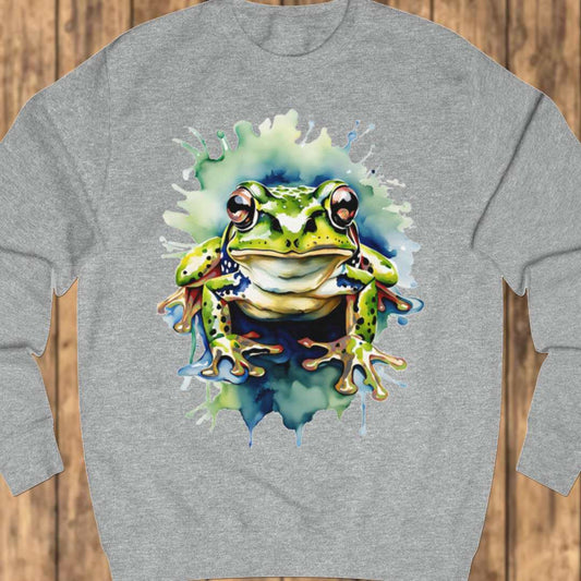 Frog paintart sweatshirt