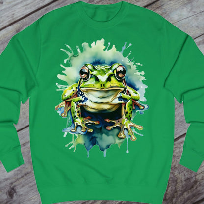 Frog paintart sweatshirt