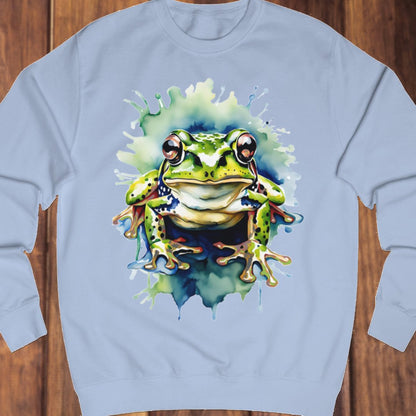 Frog paintart sweatshirt
