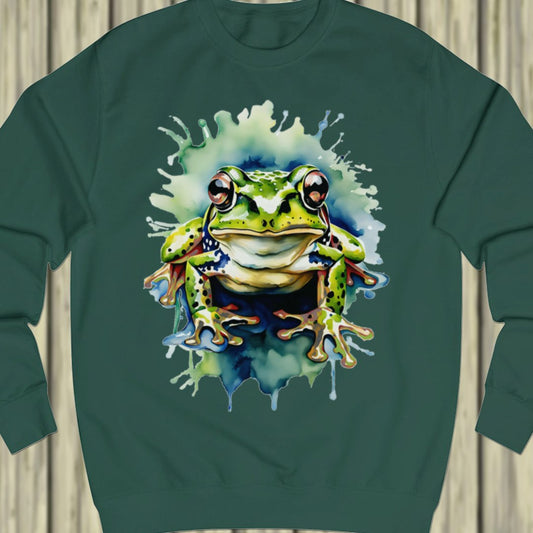 Frog paintart sweatshirt