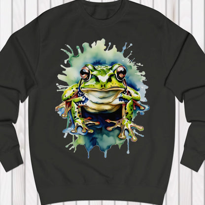 Frog paintart sweatshirt