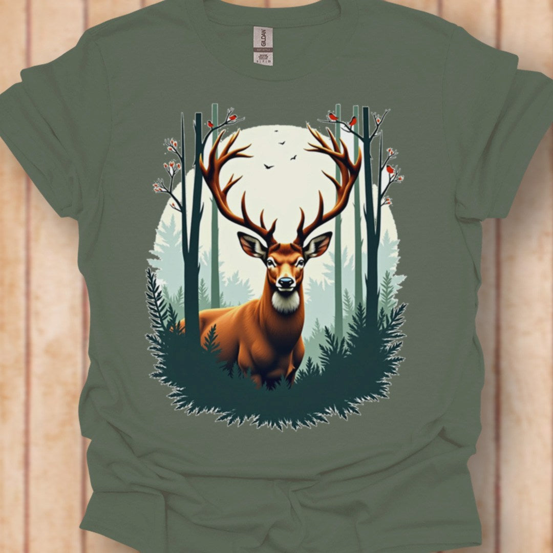 Majestueus hert tijdloos T-shirt