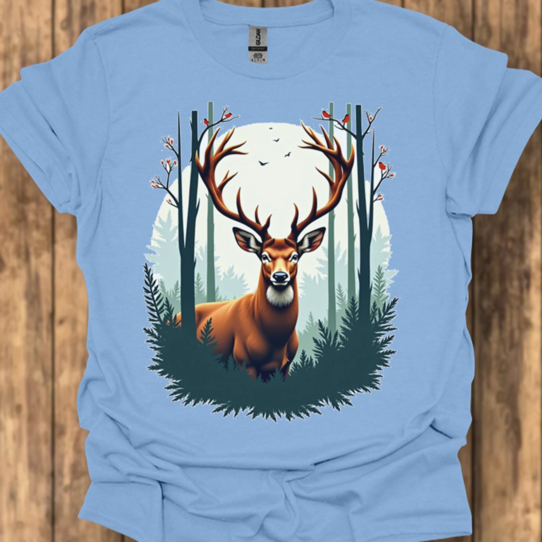 Cerf majestueux T-shirt tendance 
