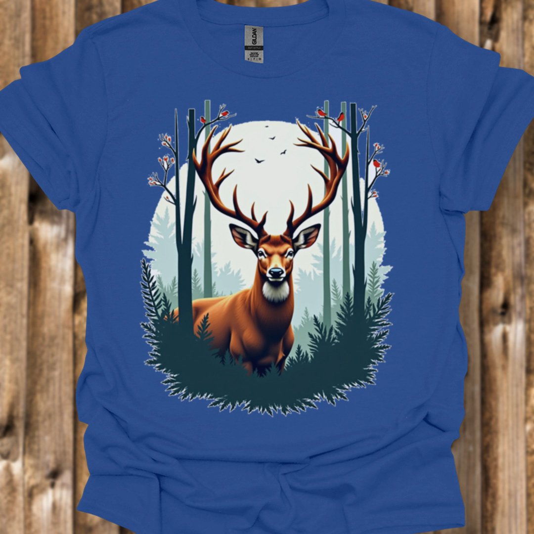 Cerf majestueux T-shirt tendance 