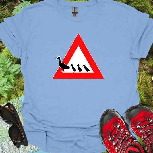 Panneau danger canards T-shirt tendance 