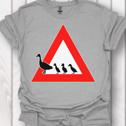 Panneau danger canards T-shirt intemporel 