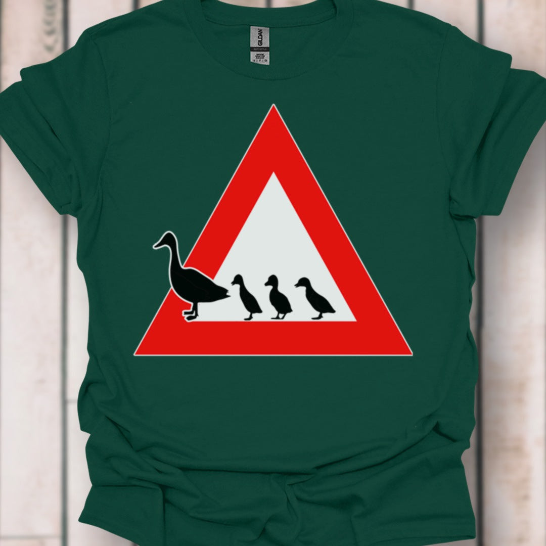 Panneau danger canards T-shirt intemporel 