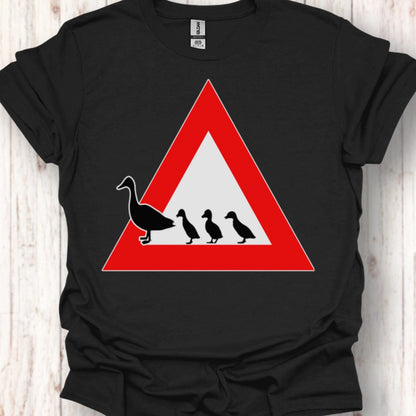 Panneau danger canards T-shirt intemporel 