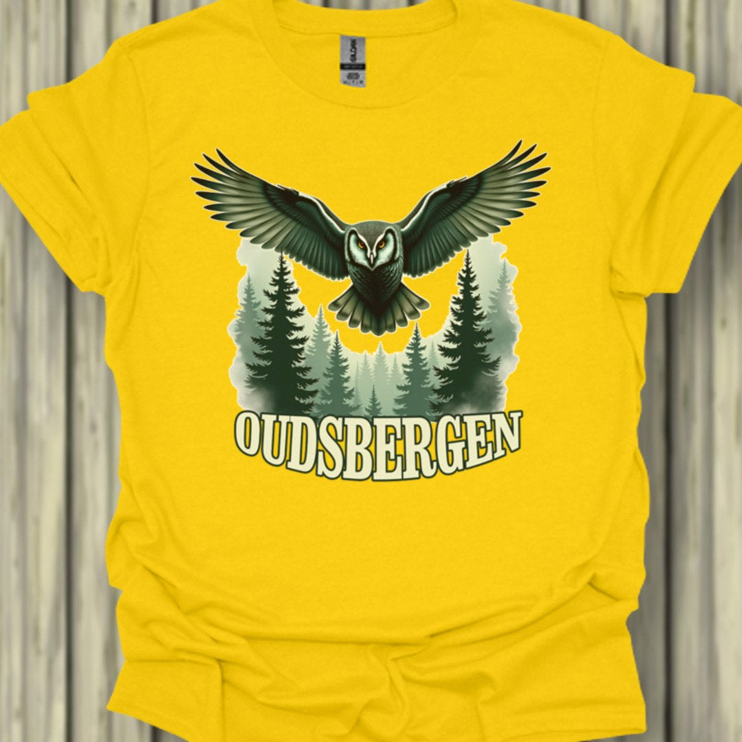Chouette mystérieuse Oudsbergen blanc T-shirt tendance 