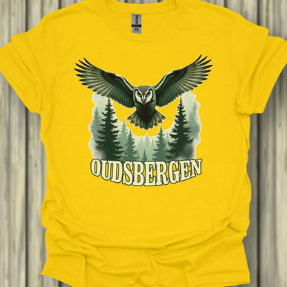 Chouette mystérieuse Oudsbergen blanc T-shirt tendance 