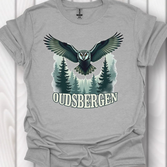 Chouette mystérieuse Oudsbergen blanc T-shirt intemporel 