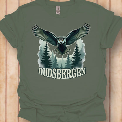 Chouette mystérieuse Oudsbergen blanc T-shirt intemporel 