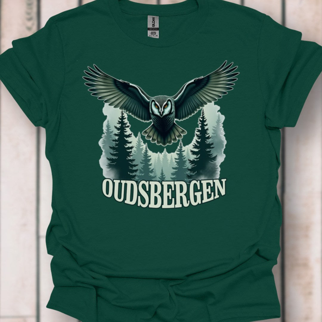 Chouette mystérieuse Oudsbergen blanc T-shirt intemporel 