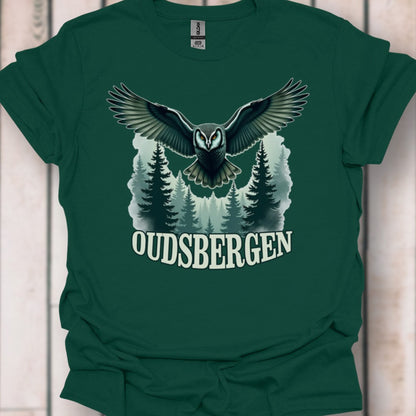Chouette mystérieuse Oudsbergen blanc T-shirt intemporel 