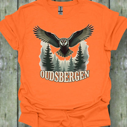 Chouette mystérieuse Oudsbergen blanc T-shirt tendance 
