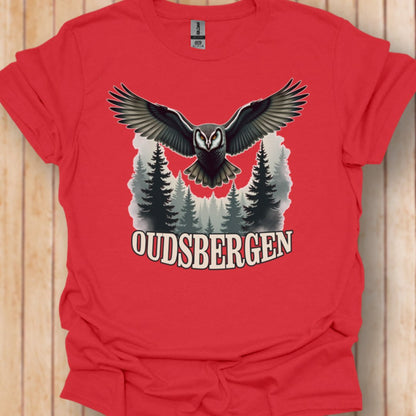 Chouette mystérieuse Oudsbergen blanc T-shirt tendance 