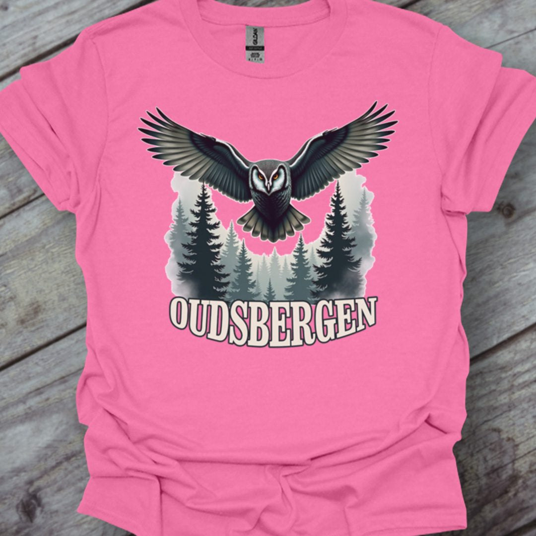 Chouette mystérieuse Oudsbergen blanc T-shirt tendance 