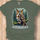 Hibou grand-duc Oudsbergen blanc T-shirt intemporel