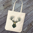 Tote Bag Hert met Boomgewei