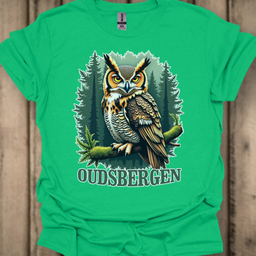 Hibou grand-duc Oudsbergen T-shirt tendance 